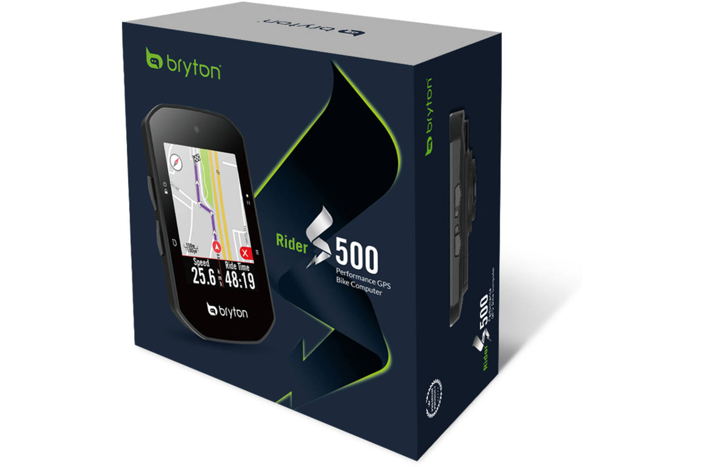 Bryton - Rider S500 GPS Fietscomputer Inclusief Hartslagband en Cadans Sensor ANT+ / Bluetooth