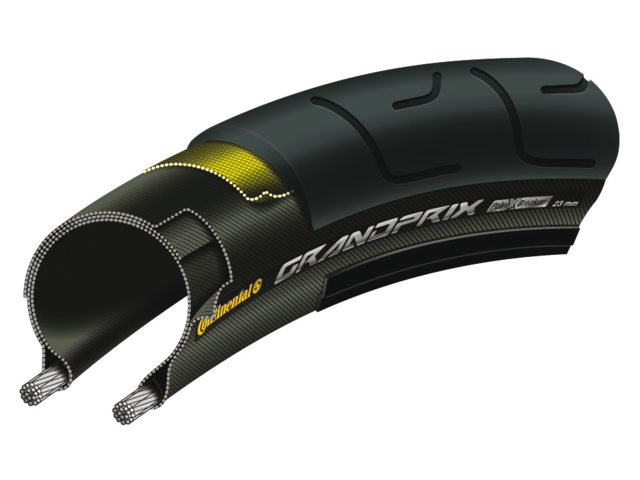 Continental Buitenband Grand Prix 28" 700x25C 25-622 Vouw Zwart